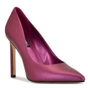 BEAUTIFUL BRAND NEW Nine West Womens Tatiana Pump Pink Pearlized Metallic